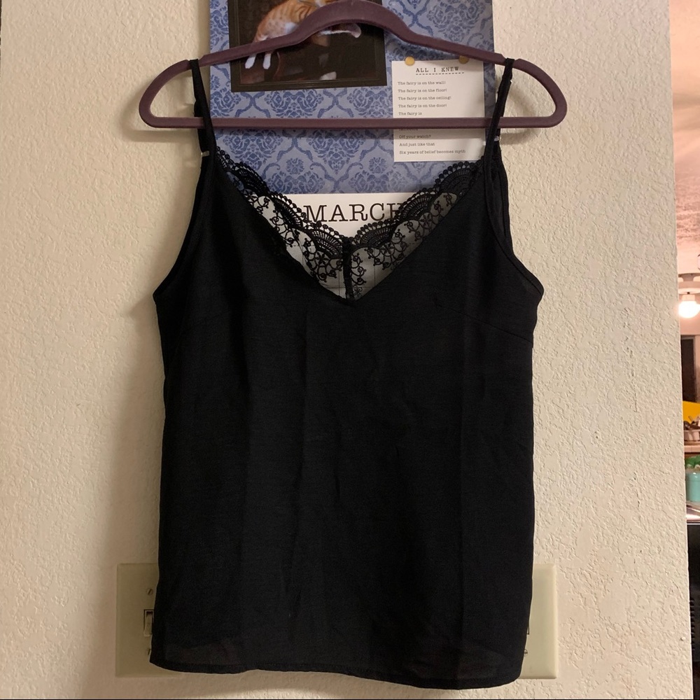 Black Lace Blouse